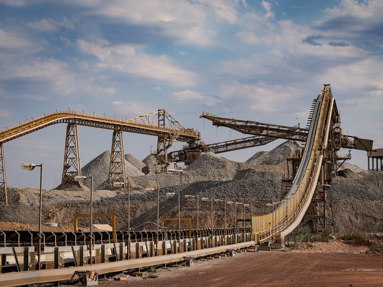 Telfer Gold mine in the north west of Western Australia.