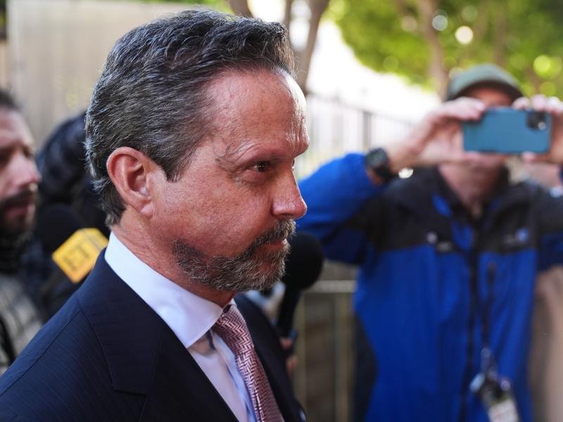 Nick Reiner's lawyer Alan Jackson said in court he was withdrawing from the case but gave no reason. (AP PHOTO)