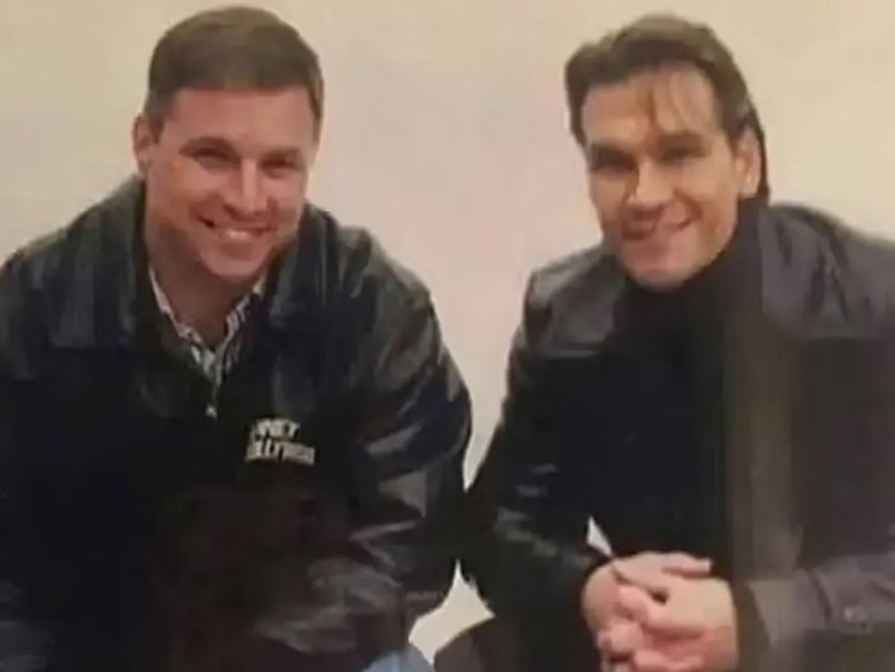 Sean Swayze, left, with older brother late Hollywood legend Patrick Swayze.