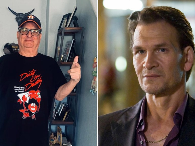 Sean Swayze, left, the younger brother of late Hollywood icon Patrick Swayze has died, aged 63.