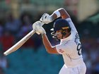 Jacob Bethell of England bats during day four of the Fifth Test.