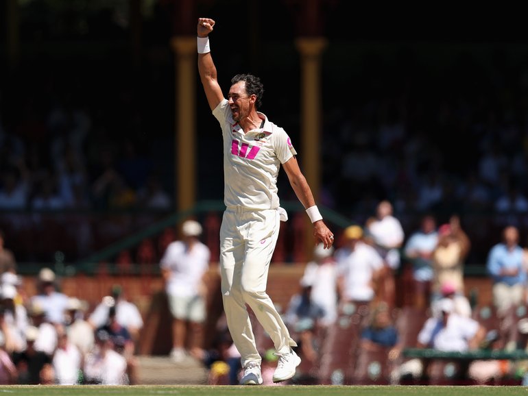 Mitchell Starc has won the Compton-Miller Medal as the player of the series in The Ashes.