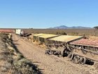 The train partially derailed on the East West rail corridor north of Port Pirie, in South Australia’s mid-north late on Tuesday.