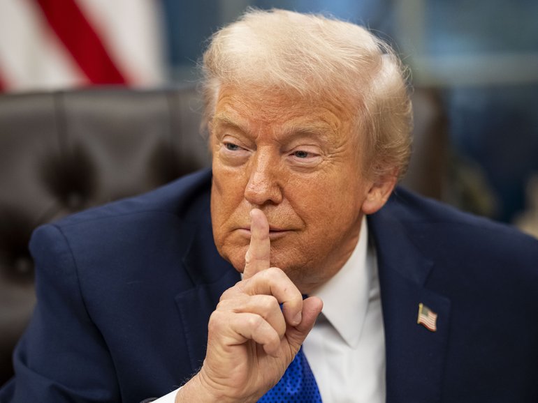 President Donald Trump showed off his many personas during two-hour interview and tour of White House.