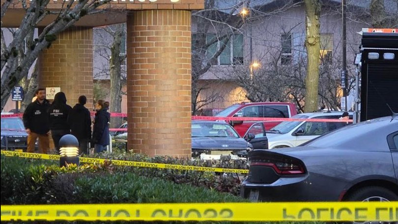 Portland shooting - FBI at the scene of a shooting involving federal agents at Adventist Health Portland on January 8, 2026 KATU
