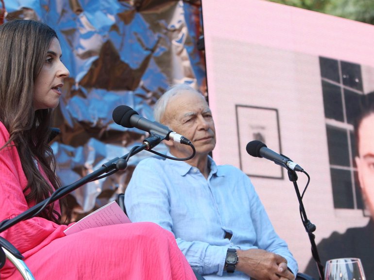 Dr Randa Abdel-Fattah in a previous appearance at the Festival. 