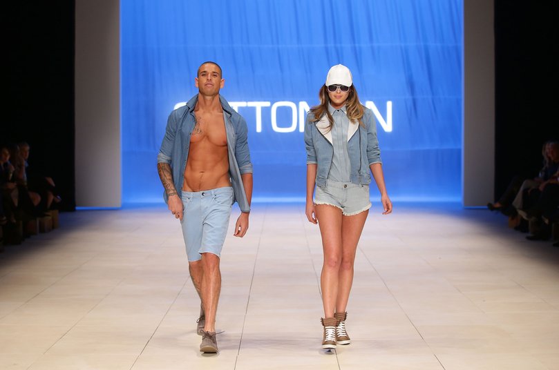 Didier Cohen showcases designs by Cotton On on the catwalk as part of the the Mercedes-Benz Fashion festival Sydney 2012.