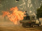 Farmers and locals work to defend property near Yarck.
