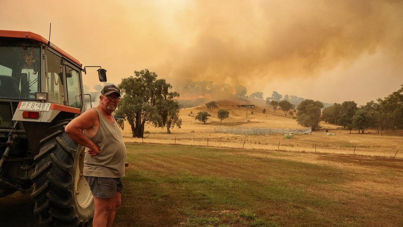 Tens of thousands of people have lost power as a result of the fires. Picture: NewsWire / Jason Edwards