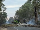 The Longwood bushfire has burned right through and around the Town of Yarck. 