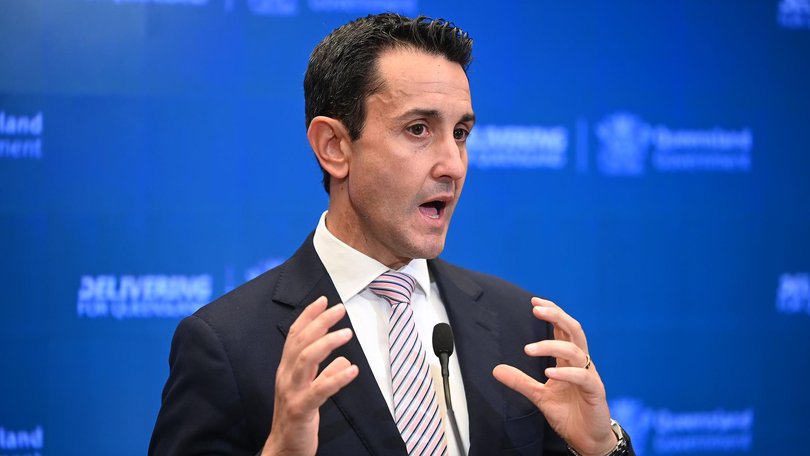 Queensland Premier David Crisafulli labelled a thief a low life. NewsWire / John Gass