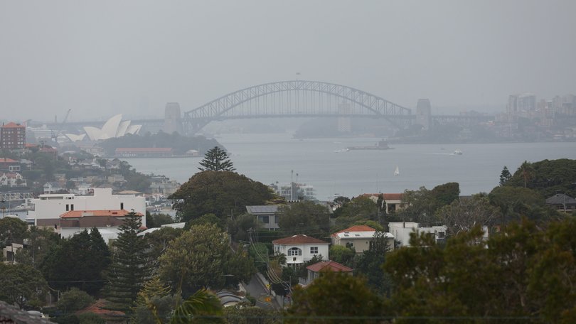  Hazy skies over Sydney. Bushfires across the state can contribute to hazy Smokey skies.