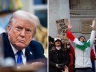 Donald Trump is weighing military options as Iran protests erupt globally.