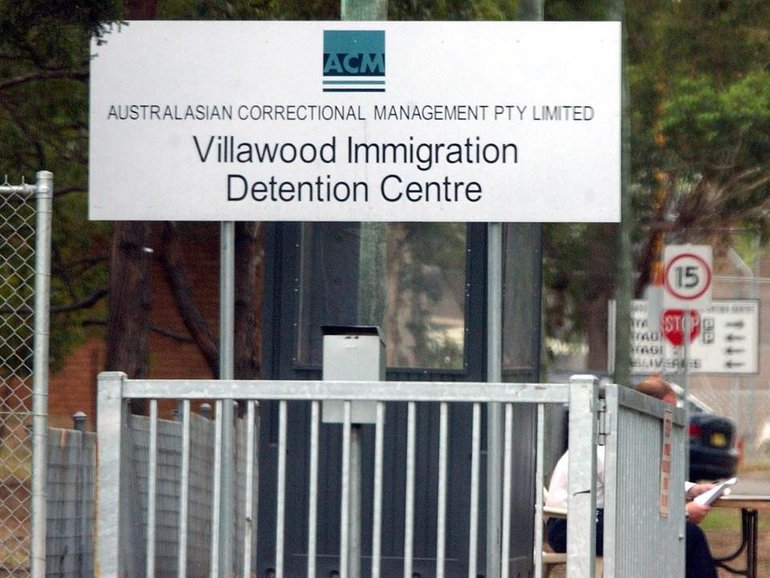 A man has been charged over the murder of a fellow detainee at an immigration detention centre.  (Mick Tsikas/AAP PHOTOS)