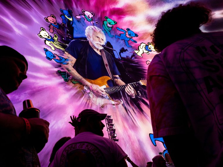 Bob Weir performed for Dead & Company  in Las Vegas in 2024.