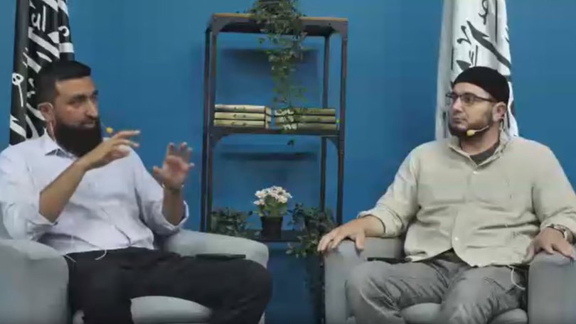 A screenshot from the Q&A with Hizb ut-Tahrir, featuring Wassim Doureihi (right), from January 10, 2026.