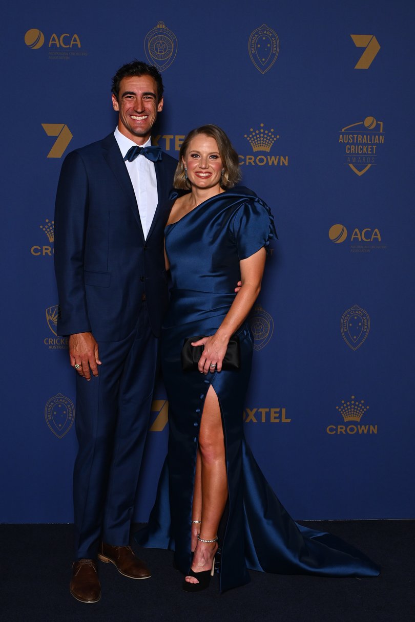 Mitchell Starc and Alyssa Healy.