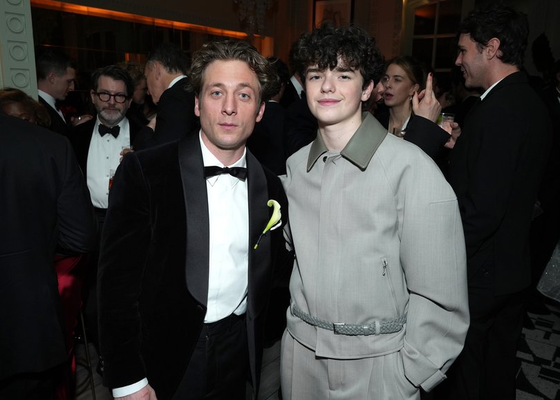 Jeremy Allen White and Owen Cooper at Netflix’s afterparty.