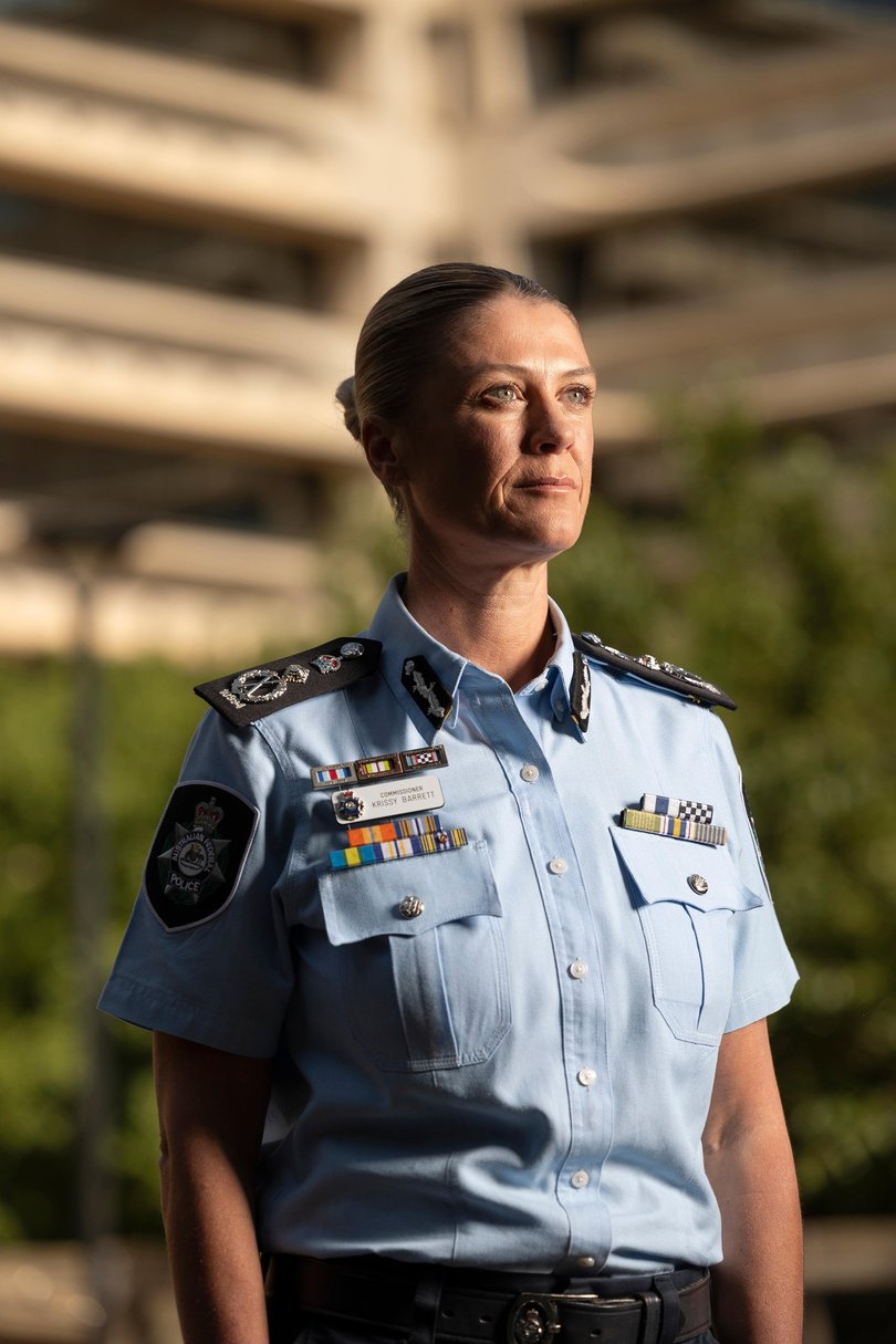 Barrett says she doesn’t feel like she needs to have a veneer up at all times.