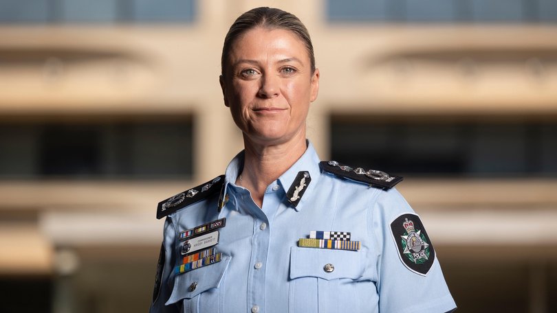 Australian Federal Police Commissioner Krissy Barrett.