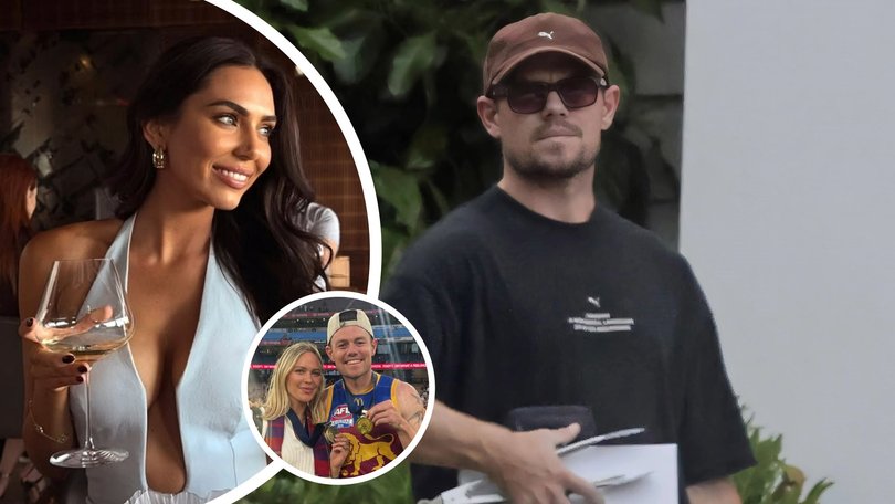 Embattled AFL star Lachie Neale has been seen collecting items from the home he shared with wife Jules before their separation earlier this month.