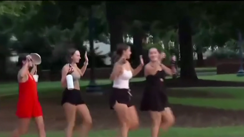 Media reports from the US captured students evacuating schools and colleges in response to the alleged hoaxes.