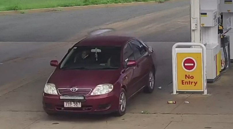 CCTV of Angie Fuller.