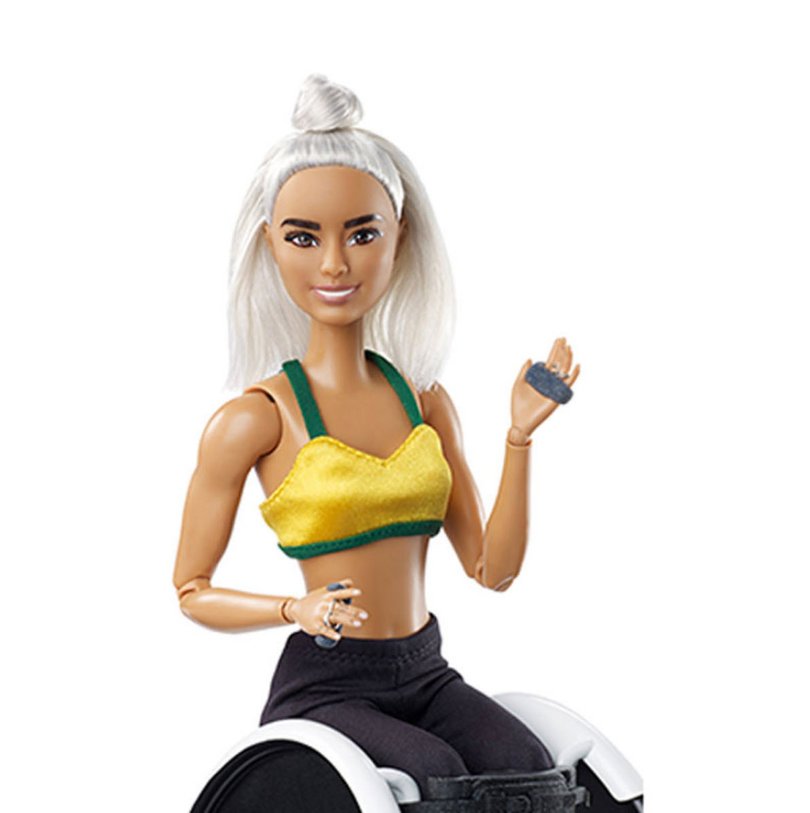 Madison de Rozario's career and achievements have been recognised with the Australian Paralympian commemorated as a Barbie doll. Rozario, along with other numerous female Para athletes, will be the popular toy brand’s “Shero” doll. Picture: Unknown