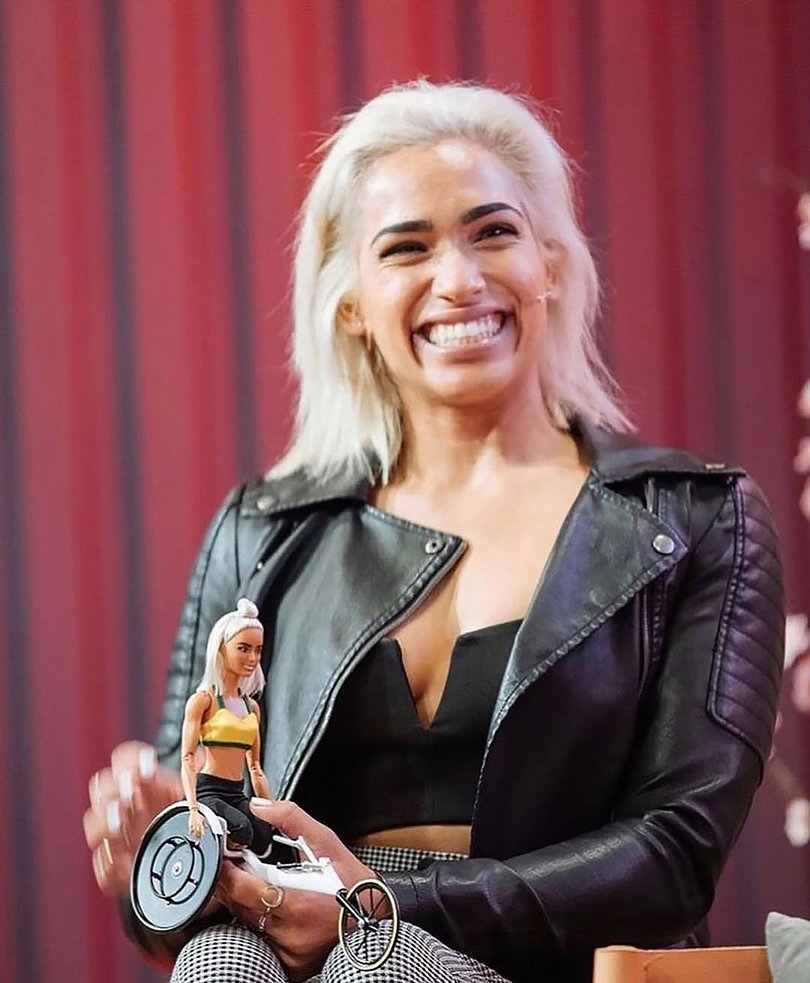 Madison de Rozario's career and achievements have been recognised with the Australian Paralympian commemorated as a Barbie doll. Rozario, along with other numerous female Para athletes, will be the popular toy brand’s “Shero” doll. Picture: Unknown
