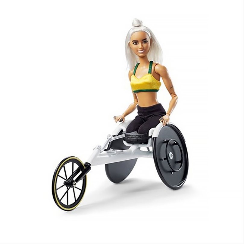 Madison de Rozario's career and achievements have been recognised with the Australian Paralympian commemorated as a Barbie doll. Rozario, along with other numerous female Para athletes, will be the popular toy brand’s “Shero” doll. Picture: Unknown