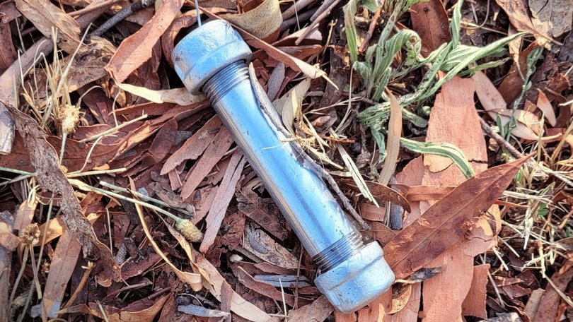 Dangerous pipe bombs have been located in Belconnen, Canberra.