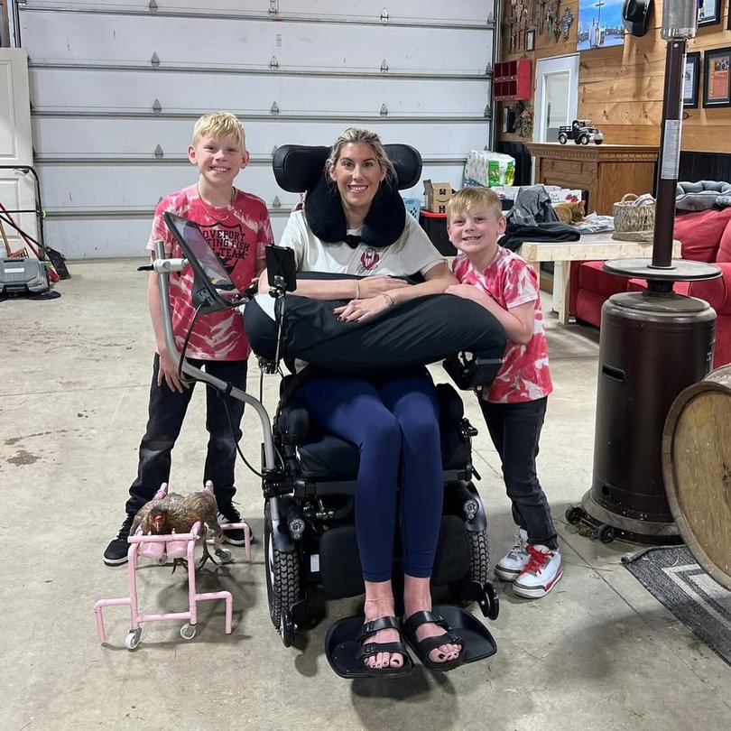 The mother of two was diagnosed in March 2023.