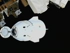 SpaceX Dragon undocking from the Harmony Node of the International Space Station.