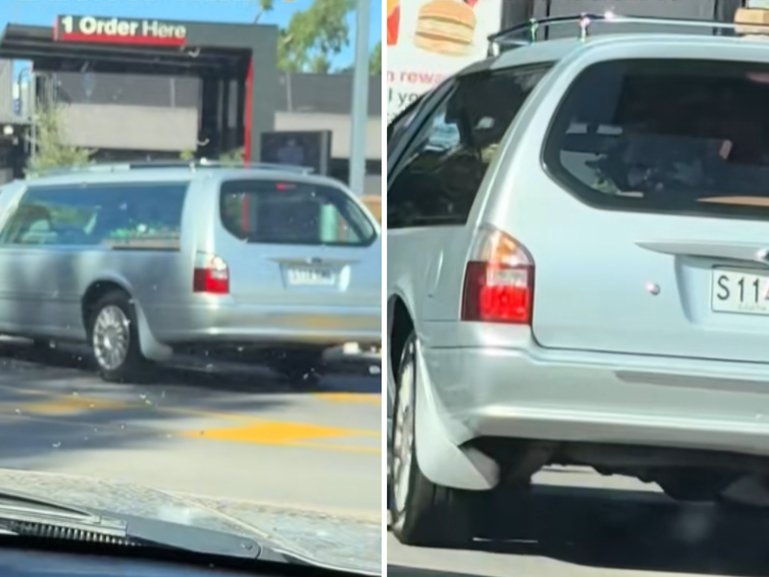 An unlikely vehicle has been spotted ordering at a McDonald’s drive-through, and you’ll never guess why.