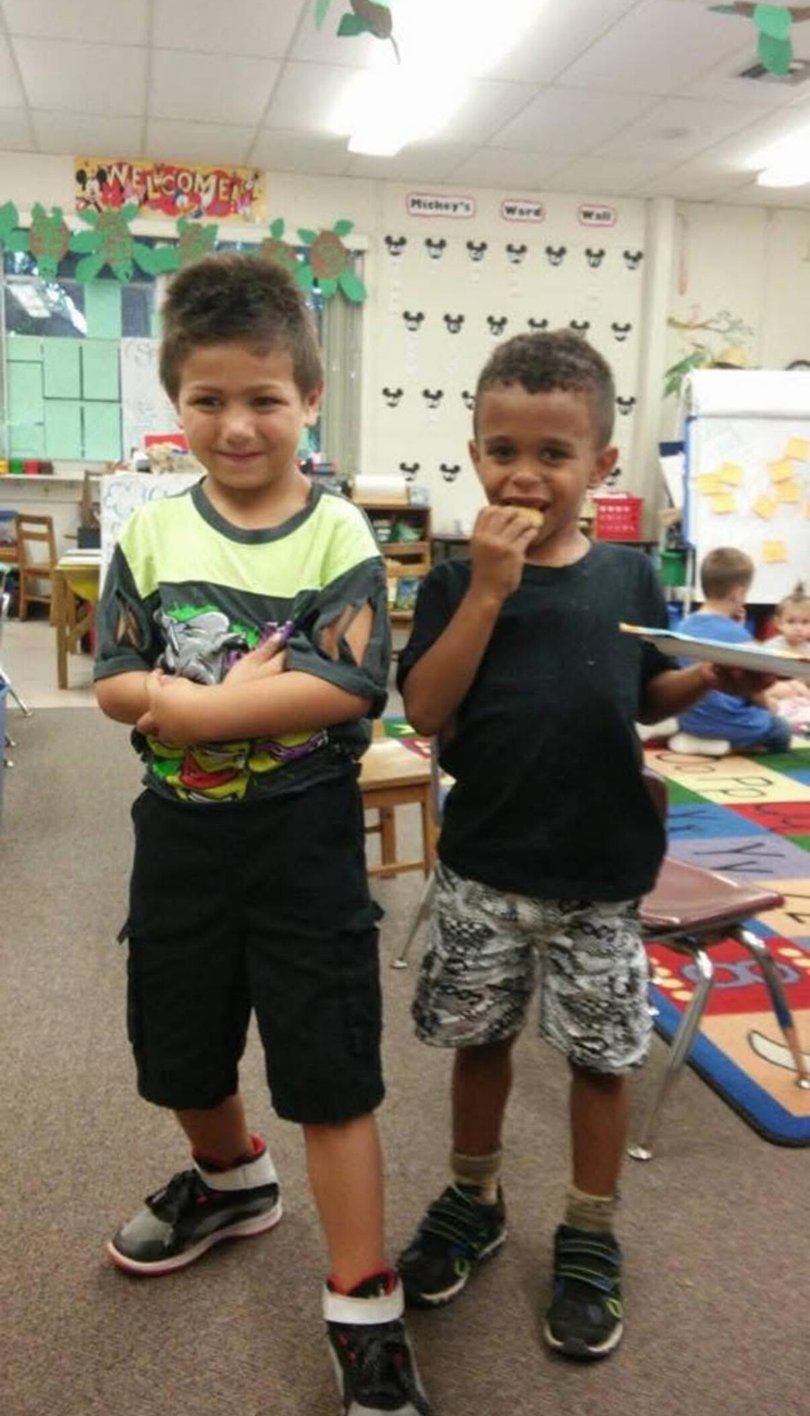 According to friends and family, the two boys were inseparable. 