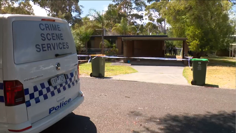 A crime scene has been established.