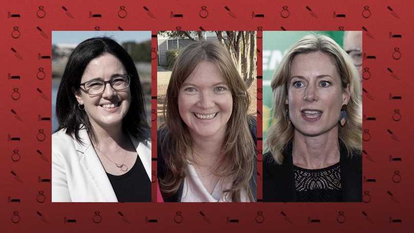 Ella Haddad, Sarah Lovell and Rebecca White.