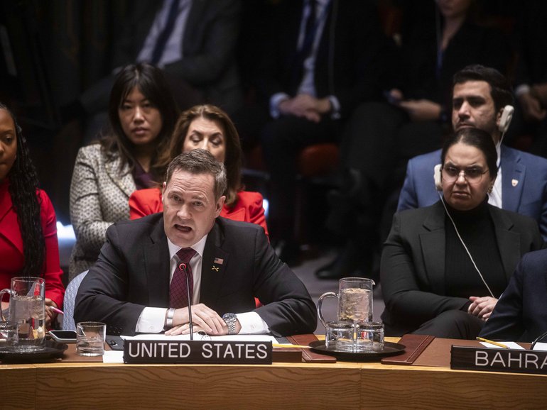 Michael Waltz, the US ambassador to the United Nations.