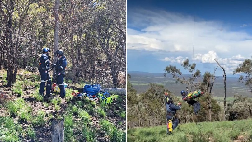 Rescuers followed a signal from a PLB and directions from McCollum’s mother Rachel over the phone.