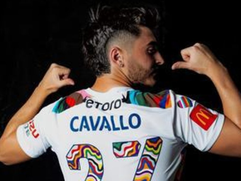 Josh Cavallo claims he wasn’t given game tine at Adelaide United last season because of ‘internal homophobia’. Picture: Instagram @joshua.cavallo