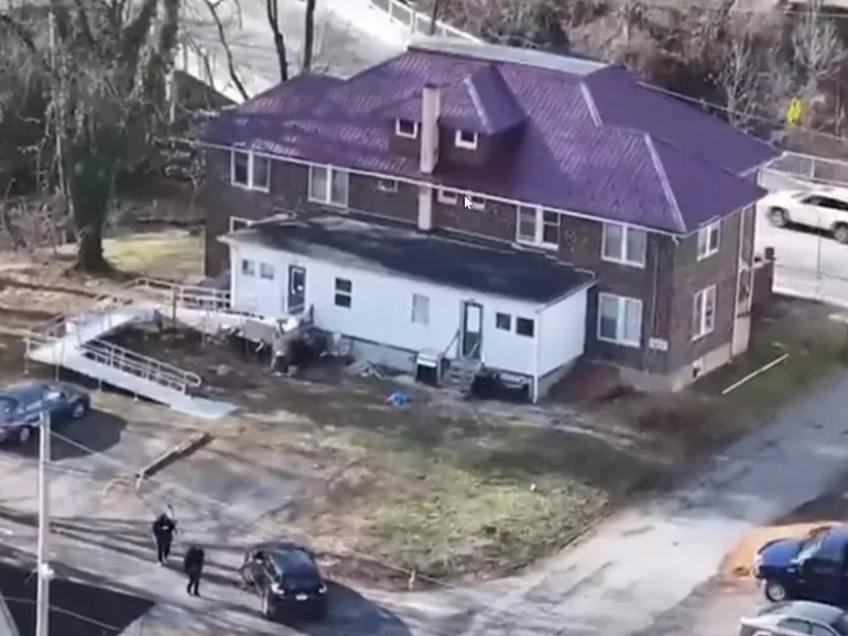Property where an 11-year-old Pennsylvania boy has allegedly shot and killed his father after the man took away his Nintendo Switch gaming console. unknown