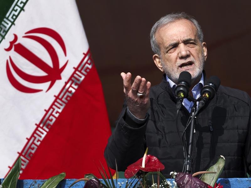 Iran’s President Masoud Pezeshkian.