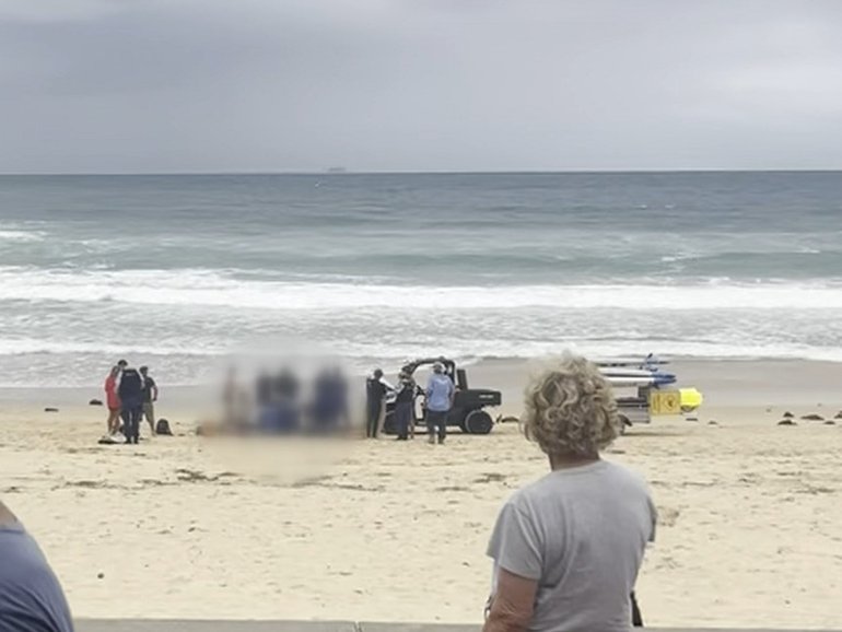A man is fighting for life after he was bitten by a shark at Sydney’s northern beaches, just days after two separate shark attacks.
