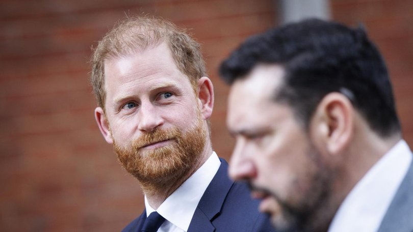 Prince Harry saw his lawyer tell a court media coverage caused the royal ‘distress and paranoia’. (EPA PHOTO)