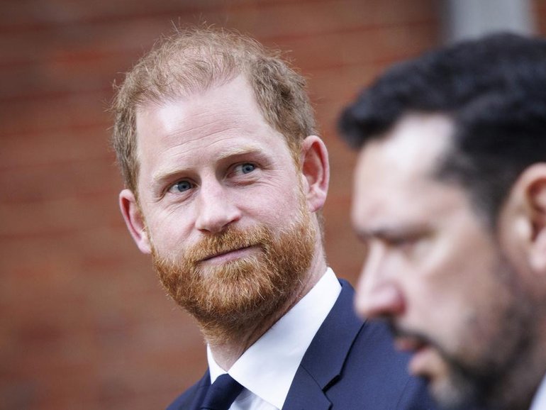 Prince Harry saw his lawyer tell a court media coverage caused the royal ‘distress and paranoia’. (EPA PHOTO)