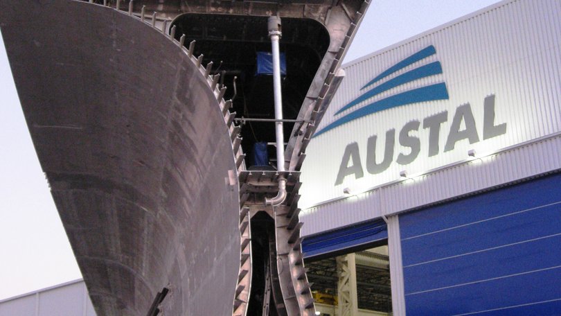 Austal’s shipyard in Mobile, Alabama.