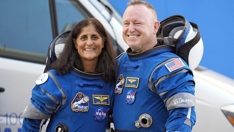 NASA astronaut Suni Williams, left, and Butch Wilmore were stranded in space for 286 days. 