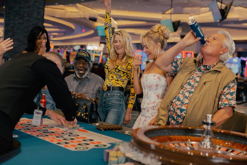 Ali Larter, middle left, as Angela and Randolph as Ainsley. 