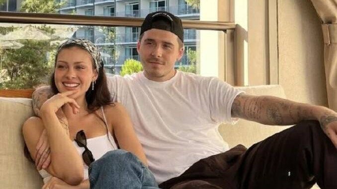 Nicola and Brooklyn Peltz Beckham have offered a glimpse inside their low-key life at their $3.8 million Beverly Hills condo, revealing theyre happiest curled up on the couch in sweats. nicolaannepeltzbeckham/Instagram