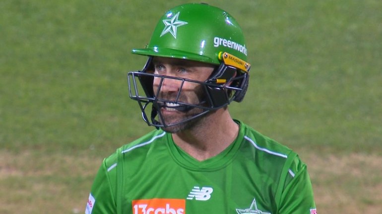 Glenn Maxwell didn’t face a single ball in the final over of the Stars’ season.